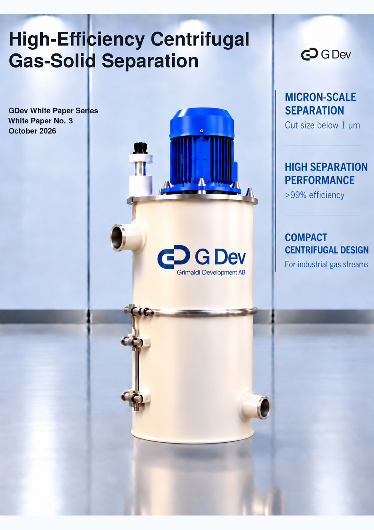 White Paper No. 3: High-Efficiency Centrifugal Gas–Solid Separation